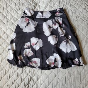 White House Black Market silk skirt